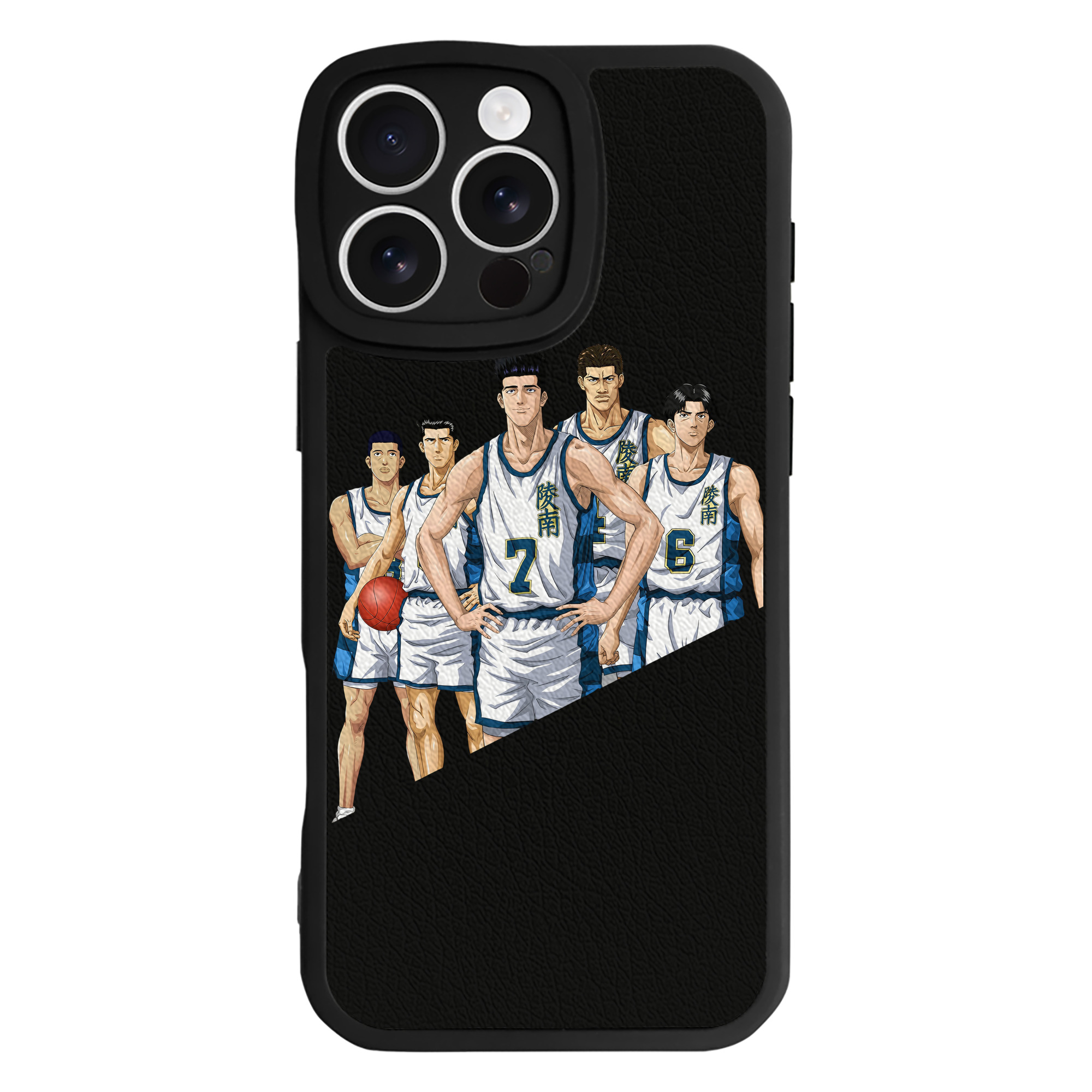 （画像用） SLAM DUNK／スラムダンク 【iPhone 16シリーズ対応】シリコンスマホケース（レザー調） 材質：シリコン